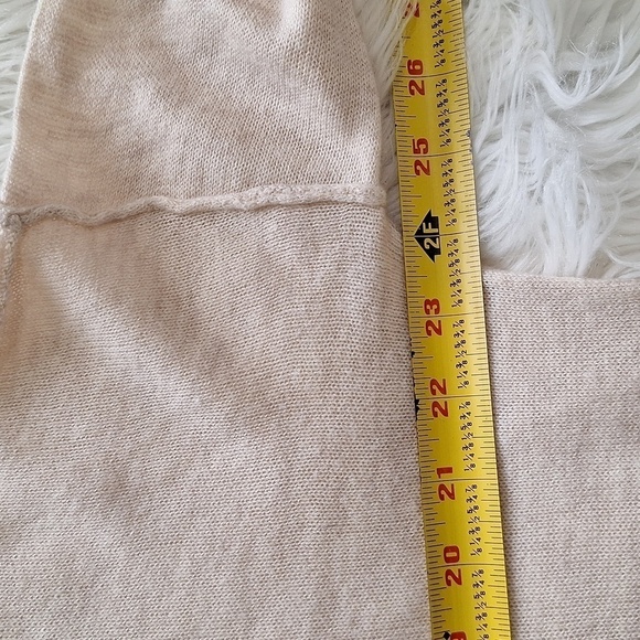 RD Style Cream Lightweight Cowl Neck Sweater Size - M - Picture 9 of 11